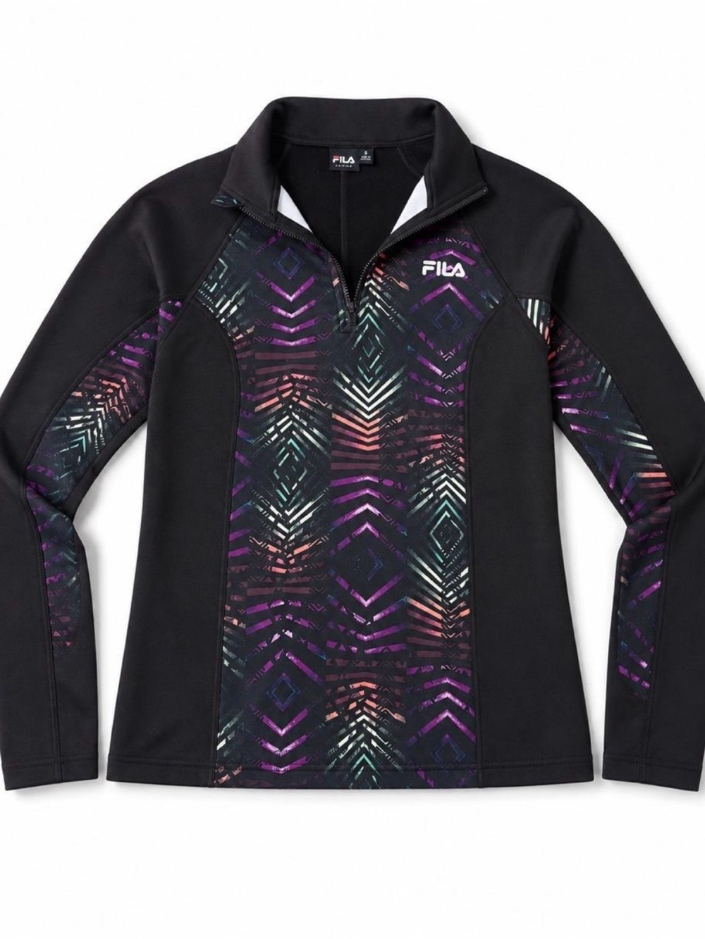 FILA Sport Quarter-Zip Athletic Top โ Size M